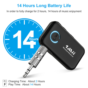 1mii ML100 3.5mm AUX <span class=keywords><strong>Bluetooth</strong></span> Adapter HIFI <span class=keywords><strong>Bluetooth</strong></span> 5.0 Bộ thu âm thanh 10 giờ với rảnh tay gọi điện thoại trong xe hơi <span class=keywords><strong>Bluetooth</strong></span> <span class=keywords><strong>Kit</strong></span> - Product Image 5