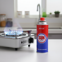 Bouteille de gaz butane jetable portable de haute qualité 220g certifiée EN417 pour cuisson extérieure, barbecue, fourneau – Vente en gros
