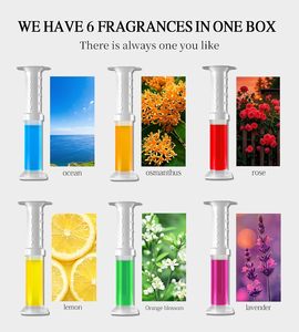 12 Petites Fleurs en Plastique - Gel Nettoyant Désodorisant et Parfumant pour Toilettes et Salles de Bain - Product Image 5