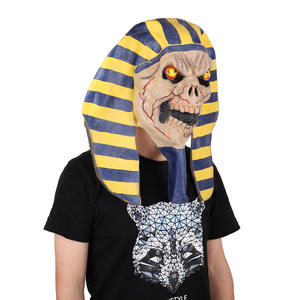 <span class=keywords><strong>Masque</strong></span> de zombie maléfique <span class=keywords><strong>pharaon</strong></span> d'halloween, accessoire de fête de costume de tête pleine de momie d'horreur, <span class=keywords><strong>masque</strong></span> de latex effrayant de film <span class=keywords><strong>masque</strong></span> de mal de résident poétique - Product Image 4
