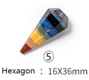 Bricolage <span class=keywords><strong>7</strong></span> pierres de chakra cristaux de guérison cadeau chaud bijoux spirituels ensembles colorés sac à cordes cristaux bruts naturels - Product Image 5