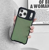 Étui de luxe personnalisé en tissu technique imperméable et antichoc pour téléphones mobiles iPhone 17 PM, 17 Air, 16 Plus, 15, 14, 13