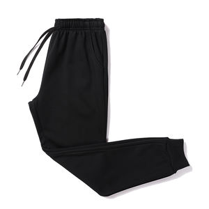 Suéteres con logotipo personalizado en invierno más terciopelo acolchado color sólido Joker pantalones casuales Pantalones deportivos para hombres moda cómoda - Product Image 5