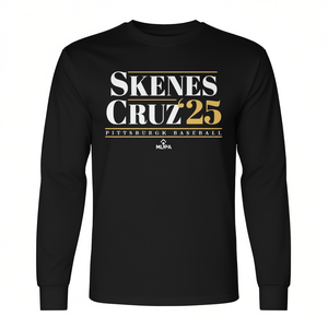 Maglietta a maniche lunghe da baseball Skenes Cruz 25 Pittsburgh MLBPA - Product Image 2