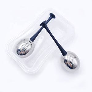 2024 ออกแบบใหม่เครื่องมือดูแลผิวผิวกระชับEyeนวดโลหะสแตนเลสหมุน<span class=keywords><strong>Cyro</strong></span>ใบหน้าลูกโลกน้ําแข็ง - Product Image 3