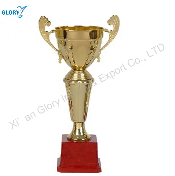 OEM Großhandel Beliebte Metall Made Gold Silber Sport Basketball Box wettbewerb Fußball Hochwertige Trophy Cup