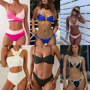 Bikinis bonitos de alta calidad al por mayor, <span class=keywords><strong>Bikini</strong></span> sin entrepierna Moden para mujer, traje de baño <span class=keywords><strong>con</strong></span> diamantes de imitación, traje de baño <span class=keywords><strong>con</strong></span> flecos - Product Image 2
