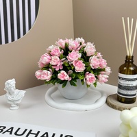 Kunststof kunstbloemen, nep bonsai in pot, INS-stijl design, decoratie voor binnen en buiten, foto props, slaapkamer, woonkamer, kantoor