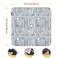 Emballage en tissu auto-adhésif anti-rayures Enveloppe en tissu magique Enveloppe de protection pour objectif de caméra