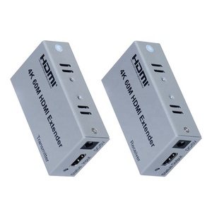 Giá nhà máy - Bộ mở rộng <span class=keywords><strong>HDMI</strong></span> 4K 60M Full HD, mở rộng <span class=keywords><strong>HDMI</strong></span> 60M qua cáp <span class=keywords><strong>Cat</strong></span> 5e/6 đơn - Product Image 1