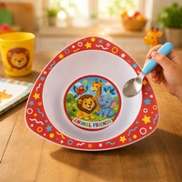 Assiettes en plastique durables, écologiques, sans BPA, imprimées en 3D, de forme irrégulière, réutilisables, pour soupes et plats – Vente en gros