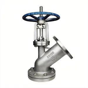 Up-spread, down-spread, plunger type stainless steel discharge valve
