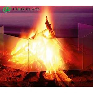 Panneau en verre solide résistant aux hautes températures FELIX pour foyer industriel - Product Image 3