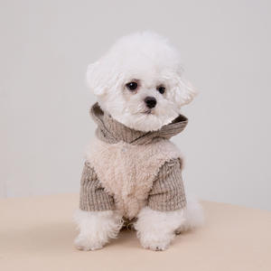 Vêtements pour chien d'automne et d'hiver transfrontaliers, sweat à capuche pour animaux de compagnie, ensemble deux pièces avec boucle de traction, <span class=keywords><strong>Chihuahua</strong></span>, <span class=keywords><strong>petit</strong></span> ours - Product Image 3