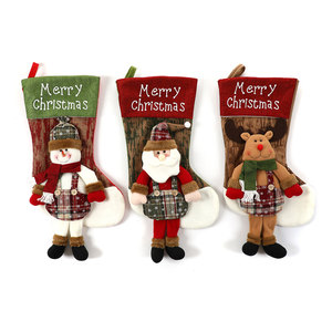 Chaussette de Noël extra large à suspendre, motif dessin animé, cadeau de Noël, décoration - Product Image 5