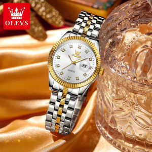 OLEVS 5526 High Quality <strong>Gold</strong> <strong>Watch</strong> Luxury <strong>Woman</strong> <strong>Watches</strong> Band Quartz <strong>Watch</strong> For <strong>Woman</strong>