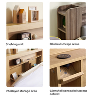 127105 Quanu hochwertige Holzbett möbel moderner Kingsize-Bett rahmen Luxus mit Stauraum