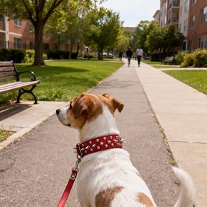 Collier en cuir réglable pour animaux de compagnie, tendance, avec rivets, imperméable, pour chiens – Grande vente - Product Image 6