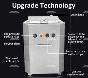 เครื่องแบ่งแป้งไฮดรอลิกเชิงพาณิชย์มีมอเตอร์ที่มีประสิทธิภาพและแม่นยำสำหรับผลิตภัณฑ์ขนมปังและธัญพืช - Product Image 4