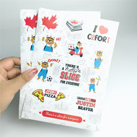 Impression Personnalisée d'Autocollants Découpés à la Forme avec Logo de Marque Adhésifs Imperméables, Feuilles d'Autocollants Kiss Cut A6 pour Emballage, en Vente