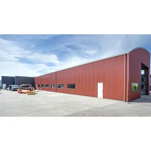 Estrutura de aço leve para armazém de metal pré-fabricado de construção de hangar de fábrica na China