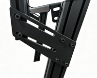 Siège de simulation de course en profilé aluminium 4080, très demandé, avec support inclinable et support VESA pour moniteur unique, pour jeux de course