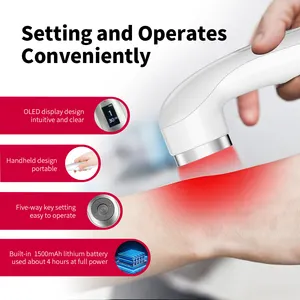 Suyzeko Portable Medical Handheld 650nm 808nm Low Level Cold Laser Therapy Device For Muscle Relax Back Pain