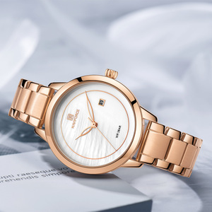 Naviforce นาฬิกาข้อมือควอทซ์สำหรับผู้หญิง5008นาฬิกาข้อมือสเตนเลสสตีลแฟชั่น - Product Image 2