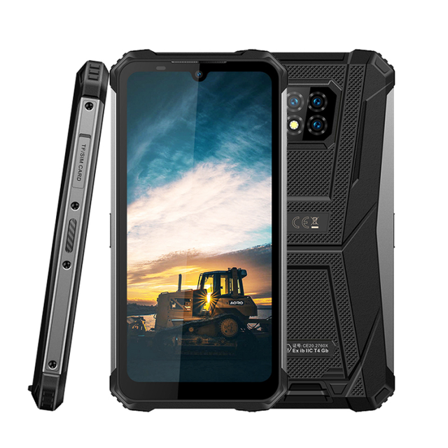 Hardwearing IP68 6080mAh Capacity Acceleration Sensor Industrial Phone