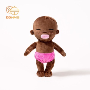 Peluche Lisa en forme de main noire, super douce, avec rembourrage en coton, anti-stress, articles très demandés, poupée en peluche personnalisée - Product Image 6