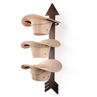 Cowboy Hat Organisateur Rack Western Decor Rustique Bois Flèche Porte-Chapeau Cowboy Chapeau Cintre pour Affichage et Stockage