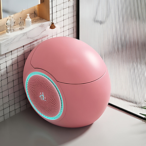 Nouvelle Conception 2025 – Toilette Intelligente Intégrée en Céramique, Forme Œuf, Couleurs Personnalisables, Contrôle Sonore et Musical, Automatique et Intelligente - Product Image 2