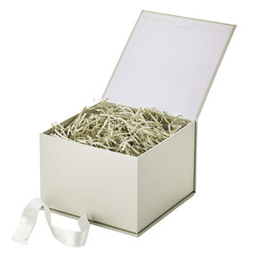 por mayor logotipo personalizado grande elegante dama de honor caja de regalo de embalaje con tapa y de papel triturado llenar - Product Image 1
