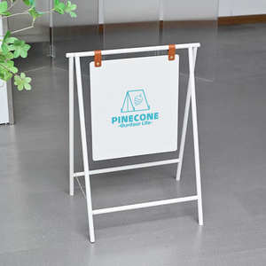 Sinal feito sob encomenda do A-Frame para o negócio ou os eventos do casamento Metal moderno Menu Board Exterior Sandwich <span class=keywords><strong>Display</strong></span> Sign Sinal do passeio - Product Image 1
