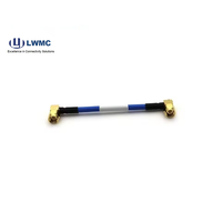 Conjunto de cable tipo SMA de latón completo de alto rendimiento SMA R/A macho a SMA R/A macho soldadura para cable. 141