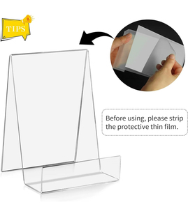 Best Sales Modern A5 Acrylic Leaflet Stand with Eco-Friendly Logo Printing for Restaurants or Bars - Product Image 3