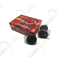 Charbon de bois rond HongQiang 50 mm à 4 trous, emballage individuel, charbon de bois porte-bonheur de Dubaï, tablettes de charbon de bois pour narguilé