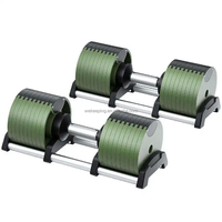 Ensemble d'haltères réglables en acier dégradé 1kg pour équipement de fitness à domicile