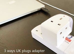 Chargeur de voyage dans le monde entier adaptateur de prise LED veilleuse 13A fusible Ports USB protecteur de surtension prise en matériau ignifuge - Product Image 5