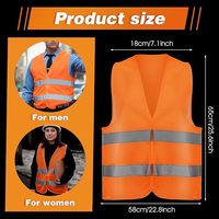 Gilet de sécurité haute visibilité imprimé sur mesure, jaune, réfléchissant, pour cadeaux de reconnaissance du personnel et image de marque d'entreprise