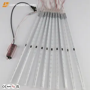 Factory Direct Sale waterproof IP65 starfall tube light led shower meteor light for christmas decoration