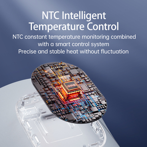 Vibración calentada Menstrual Warm Palace Tens Machine Cintura Calentamiento Período Calambres Alivio del dolor Cinturón masajeador para el cuerpo - Product Image 5