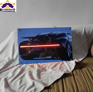 Nouveau Design Custom Made Led Signs <span class=keywords><strong>40x60</strong></span> 60X80 Home Decor Acrylique Artwork Print Car Neon <span class=keywords><strong>Poster</strong></span> Light up Wall Art - Product Image 5
