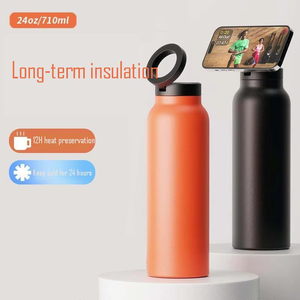 Support magnétique pour téléphone, bouteille d'eau, thermos isotherme en acier inoxydable 304 pour la salle de sport, la course à pied et les sports de plein air - Product Image 6