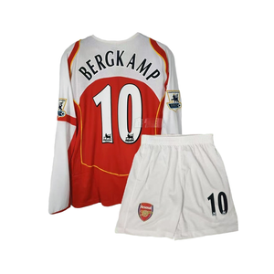 Maglia Casa dell'Arsenal 04-06, Set Vintage Classico Nostalgico, T-shirt a Maniche Lunghe, Completo Uniforme da Calcio, Kemp Henry - Product Image 3
