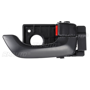 Poignée de porte intérieure avant gauche/droite pour KIA Optima 2006 2007 2008 2009 2010, côté conducteur, argent/noir # 826102G000K2 - Product Image 3