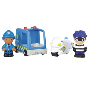 Playgo POLICE PATROL CHASE SET Police Toy Car Plastic Children's Toys