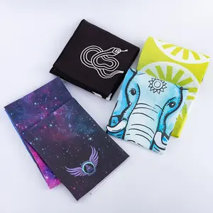 Yoga face coolong towels mat and bags custom print embroidery microfiber gym sport hand yoga towel