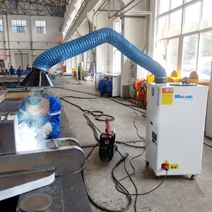 Welding fume suction system cartridge smoke extractors