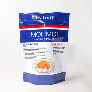 Moin moin túi nhà máy tùy chỉnh in chịu nhiệt độ cao đứng lên dây kéo túi 1 giờ nấu ăn nhôm moi moi Pouch - Product Image 3